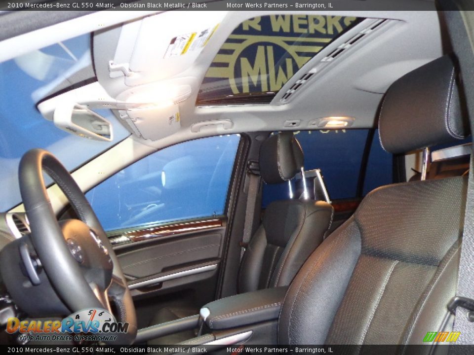 2010 Mercedes-Benz GL 550 4Matic Obsidian Black Metallic / Black Photo #30
