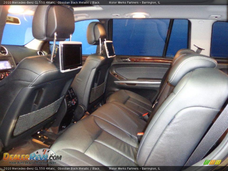 2010 Mercedes-Benz GL 550 4Matic Obsidian Black Metallic / Black Photo #31