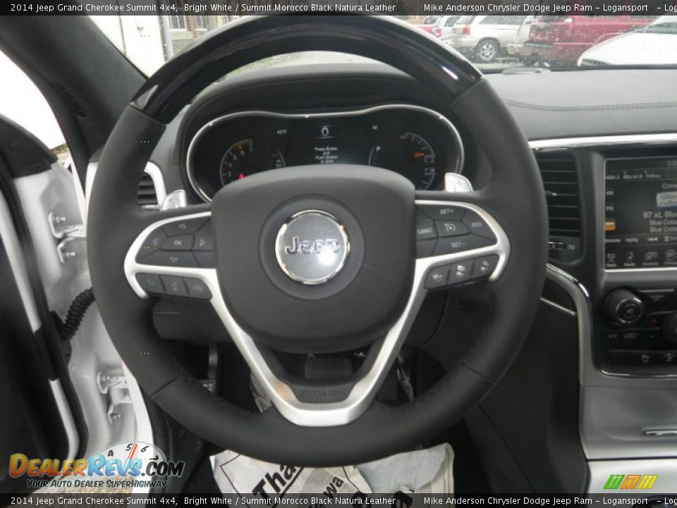 2014 Jeep Grand Cherokee Summit 4x4 Steering Wheel Photo #7