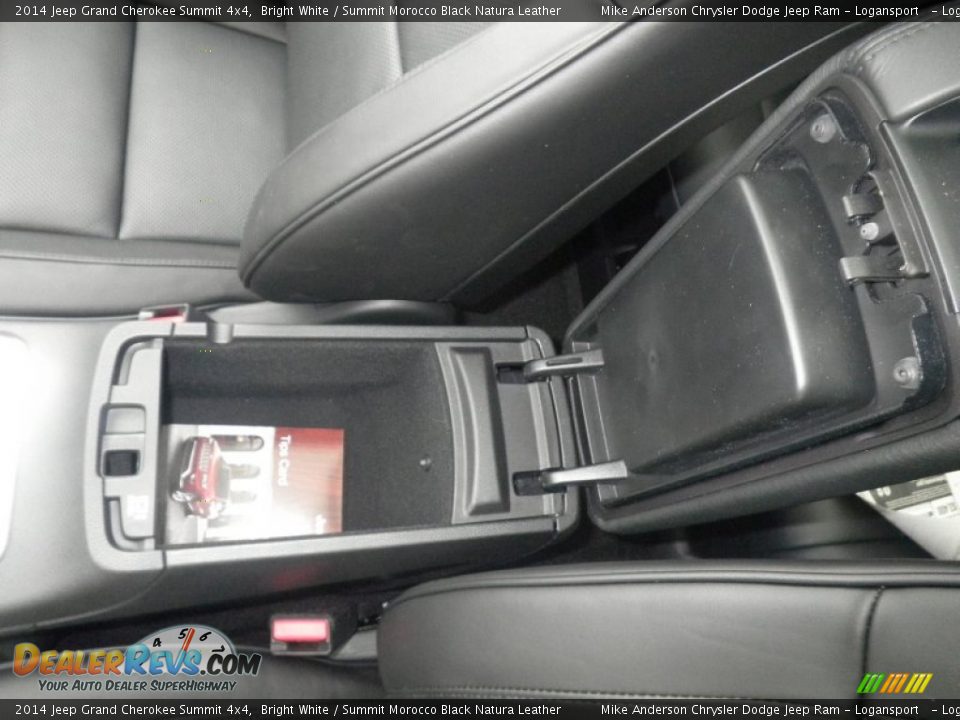 2014 Jeep Grand Cherokee Summit 4x4 Bright White / Summit Morocco Black Natura Leather Photo #10