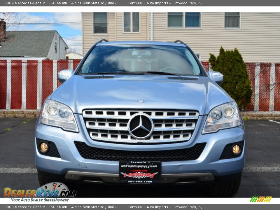 2009 Mercedes-Benz ML 350 4Matic Alpine Rain Metallic / Black Photo #2