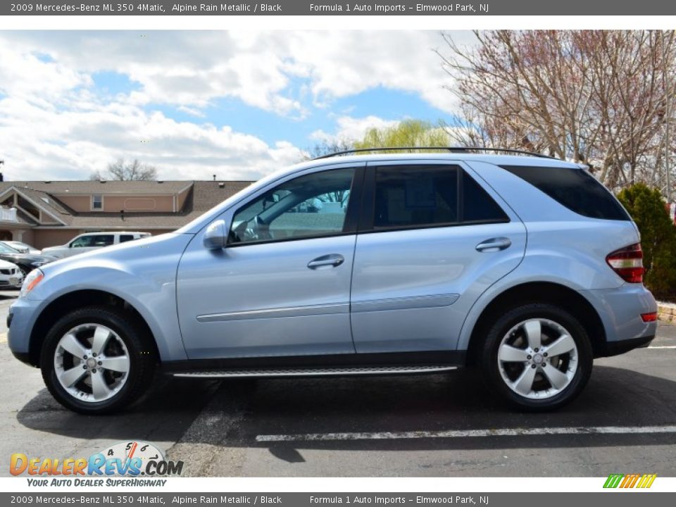 Alpine Rain Metallic 2009 Mercedes-Benz ML 350 4Matic Photo #4