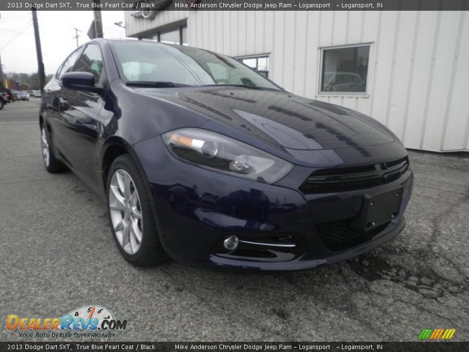 2013 Dodge Dart SXT True Blue Pearl Coat / Black Photo #1