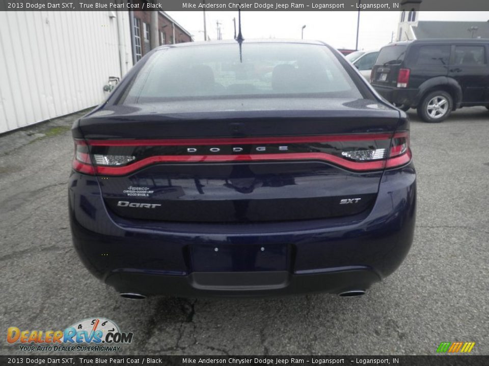 2013 Dodge Dart SXT True Blue Pearl Coat / Black Photo #3