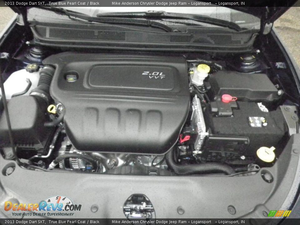 2013 Dodge Dart SXT True Blue Pearl Coat / Black Photo #10