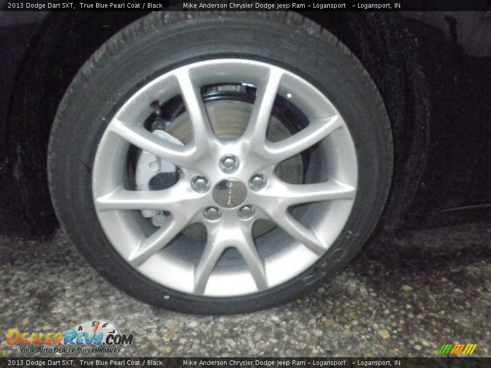 2013 Dodge Dart SXT True Blue Pearl Coat / Black Photo #11