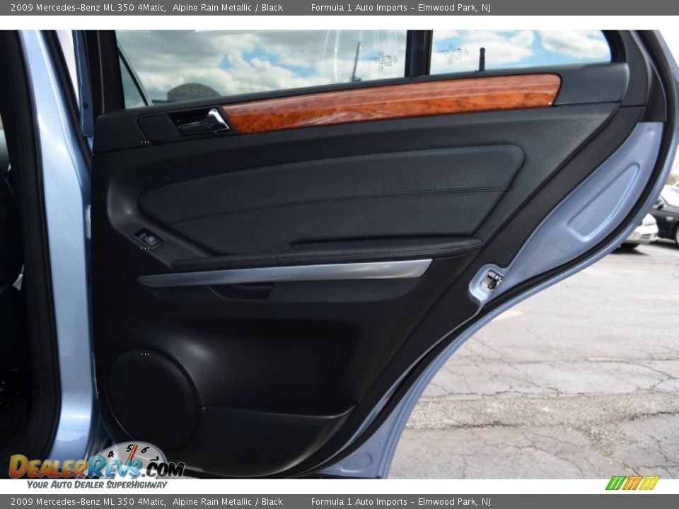 2009 Mercedes-Benz ML 350 4Matic Alpine Rain Metallic / Black Photo #21