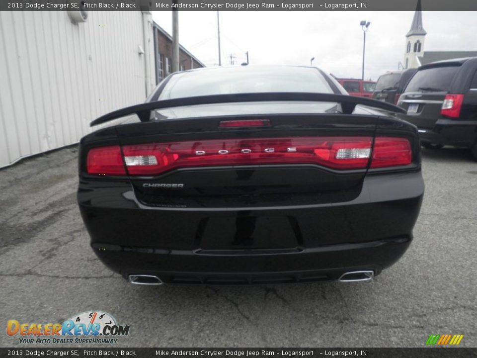 2013 Dodge Charger SE Pitch Black / Black Photo #3