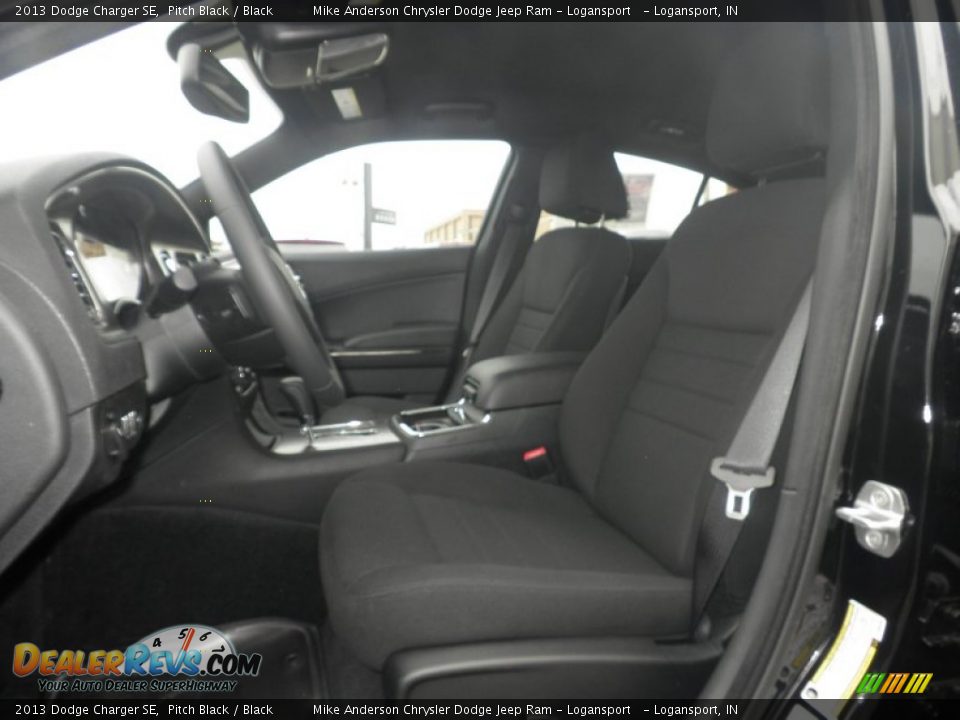 2013 Dodge Charger SE Pitch Black / Black Photo #4