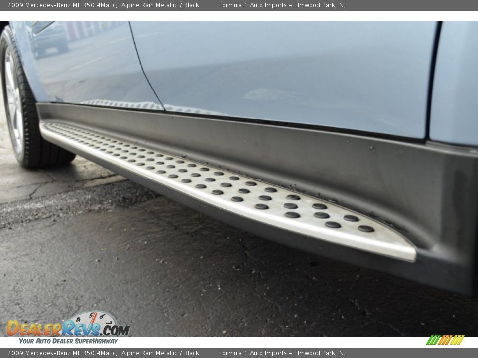 2009 Mercedes-Benz ML 350 4Matic Alpine Rain Metallic / Black Photo #26