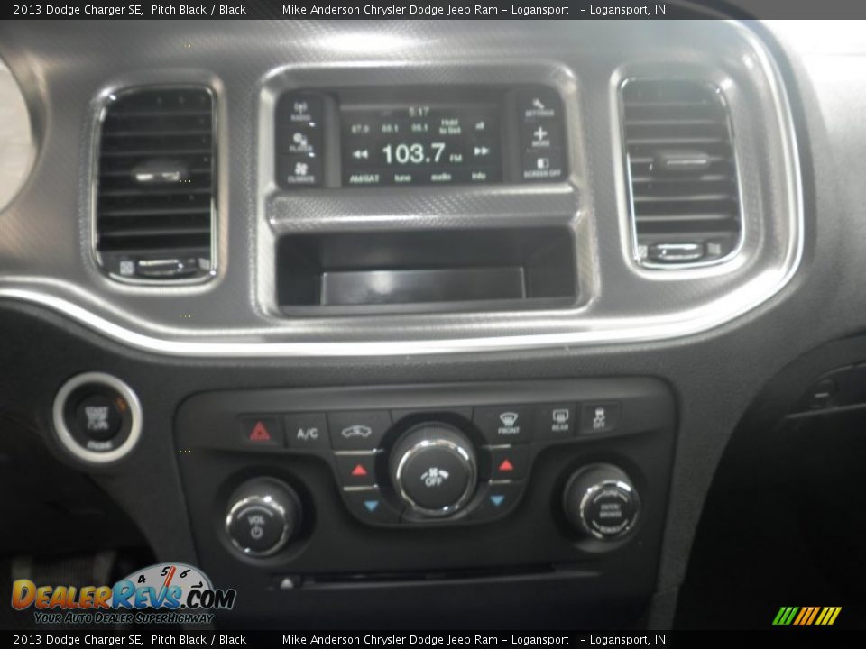2013 Dodge Charger SE Pitch Black / Black Photo #7