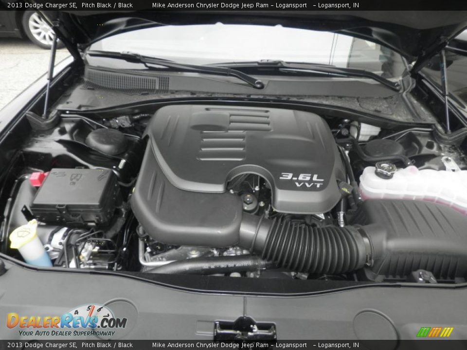 2013 Dodge Charger SE Pitch Black / Black Photo #11
