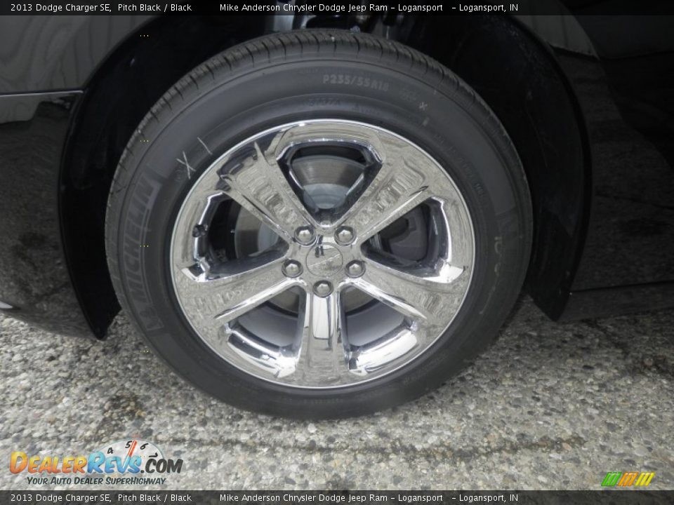 2013 Dodge Charger SE Pitch Black / Black Photo #12