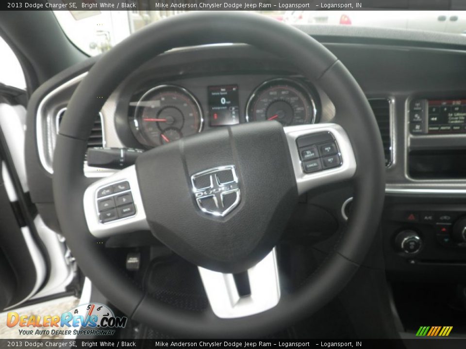 2013 Dodge Charger SE Bright White / Black Photo #6