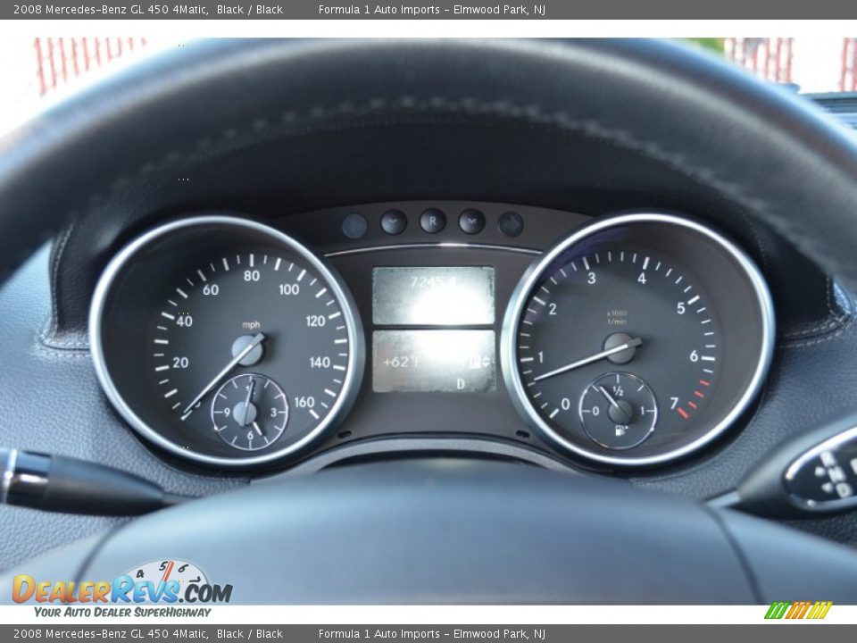 2008 Mercedes-Benz GL 450 4Matic Black / Black Photo #18