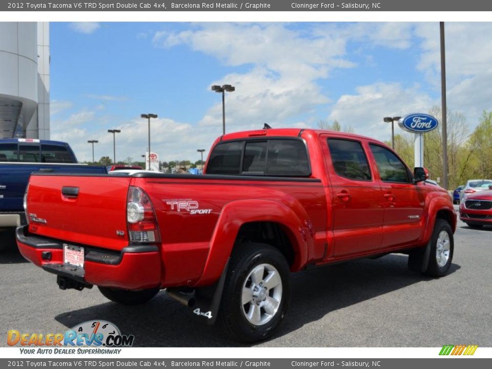 2012 Toyota Tacoma V6 TRD Sport Double Cab 4x4 Barcelona Red Metallic / Graphite Photo #3