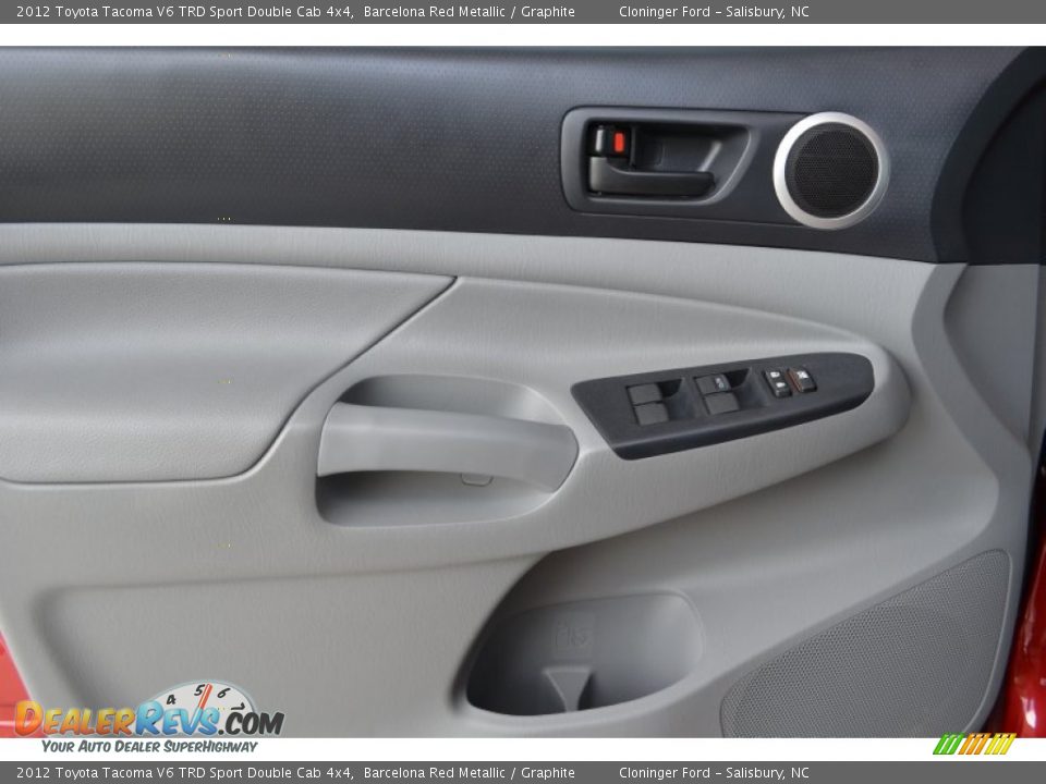2012 Toyota Tacoma V6 TRD Sport Double Cab 4x4 Barcelona Red Metallic / Graphite Photo #8