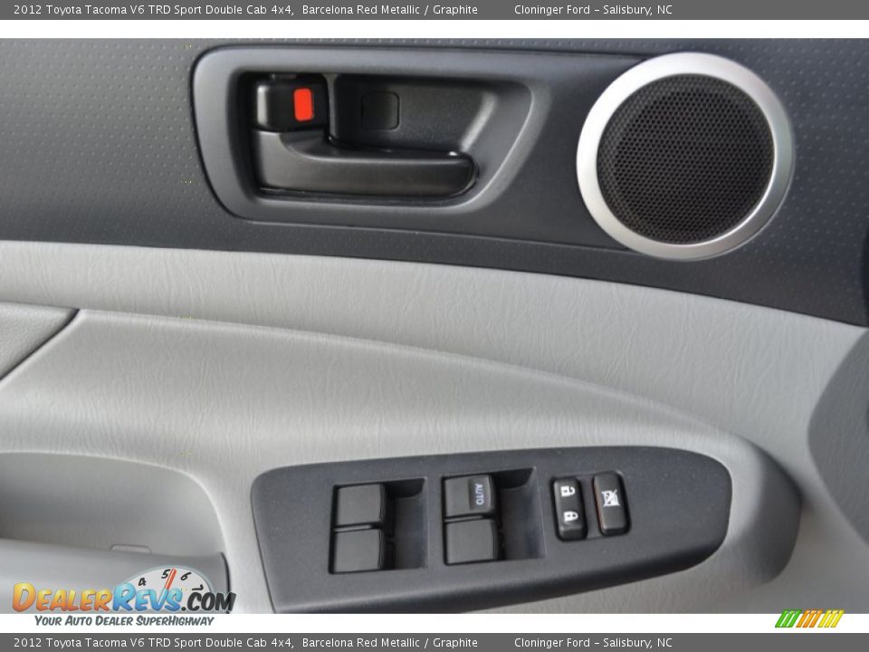 2012 Toyota Tacoma V6 TRD Sport Double Cab 4x4 Barcelona Red Metallic / Graphite Photo #9