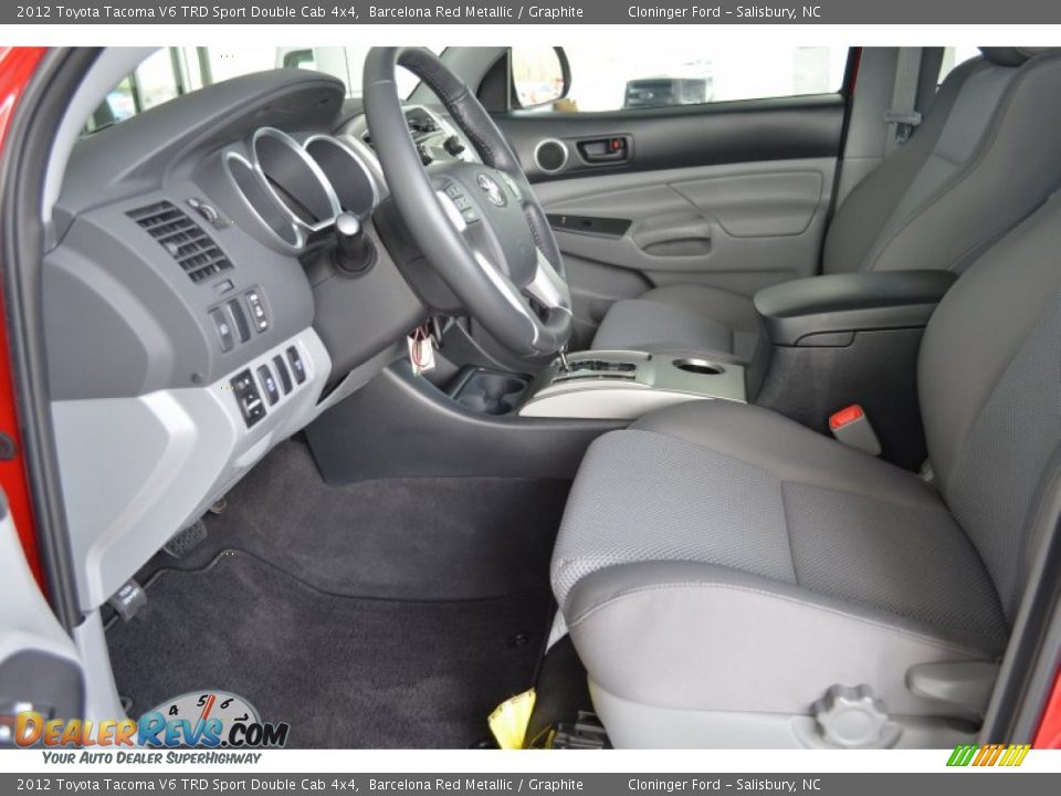 2012 Toyota Tacoma V6 TRD Sport Double Cab 4x4 Barcelona Red Metallic / Graphite Photo #10