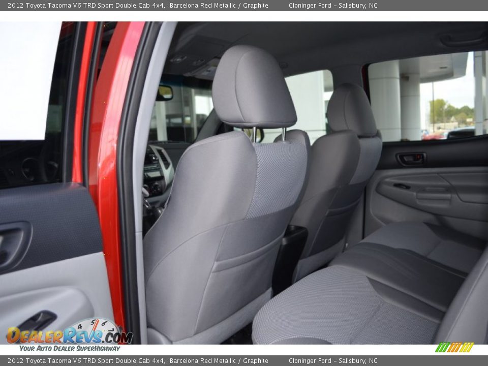 2012 Toyota Tacoma V6 TRD Sport Double Cab 4x4 Barcelona Red Metallic / Graphite Photo #12