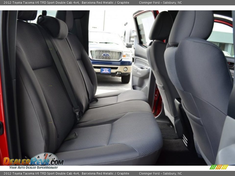 2012 Toyota Tacoma V6 TRD Sport Double Cab 4x4 Barcelona Red Metallic / Graphite Photo #13