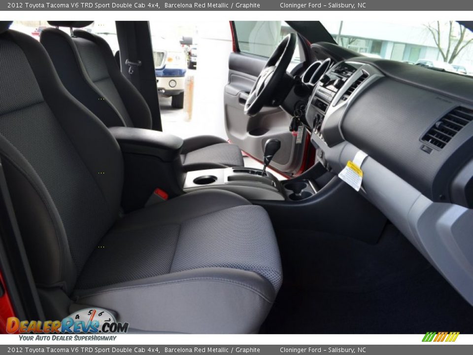 2012 Toyota Tacoma V6 TRD Sport Double Cab 4x4 Barcelona Red Metallic / Graphite Photo #14