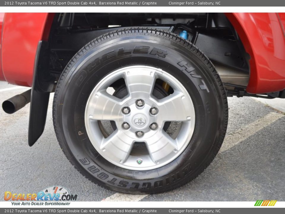 2012 Toyota Tacoma V6 TRD Sport Double Cab 4x4 Barcelona Red Metallic / Graphite Photo #18