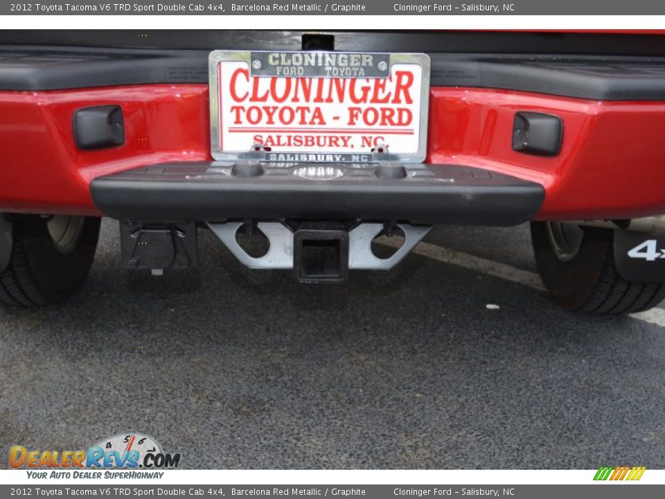 2012 Toyota Tacoma V6 TRD Sport Double Cab 4x4 Barcelona Red Metallic / Graphite Photo #20