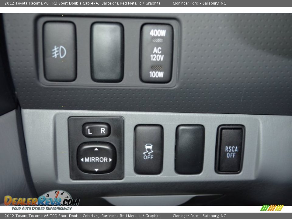 2012 Toyota Tacoma V6 TRD Sport Double Cab 4x4 Barcelona Red Metallic / Graphite Photo #24