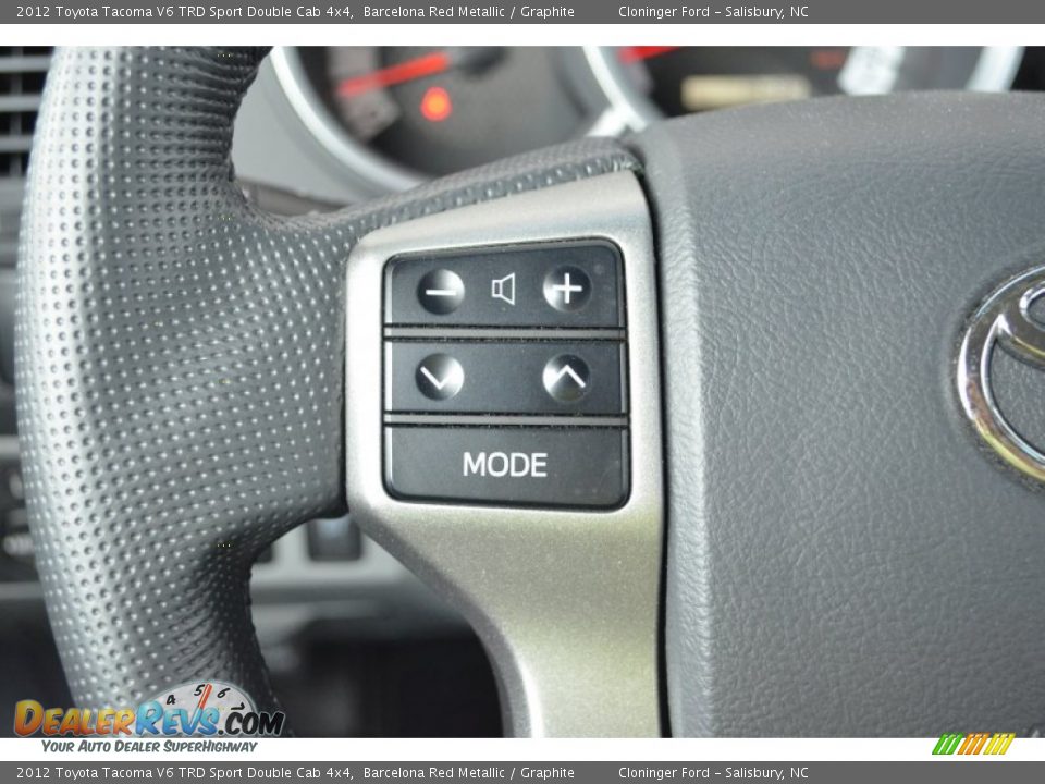 2012 Toyota Tacoma V6 TRD Sport Double Cab 4x4 Barcelona Red Metallic / Graphite Photo #25