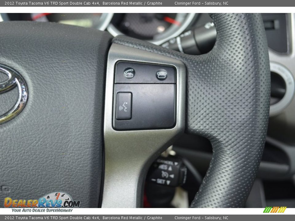 2012 Toyota Tacoma V6 TRD Sport Double Cab 4x4 Barcelona Red Metallic / Graphite Photo #26