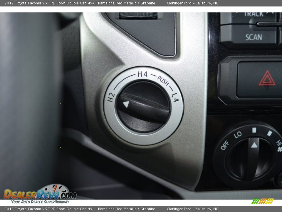 2012 Toyota Tacoma V6 TRD Sport Double Cab 4x4 Barcelona Red Metallic / Graphite Photo #28