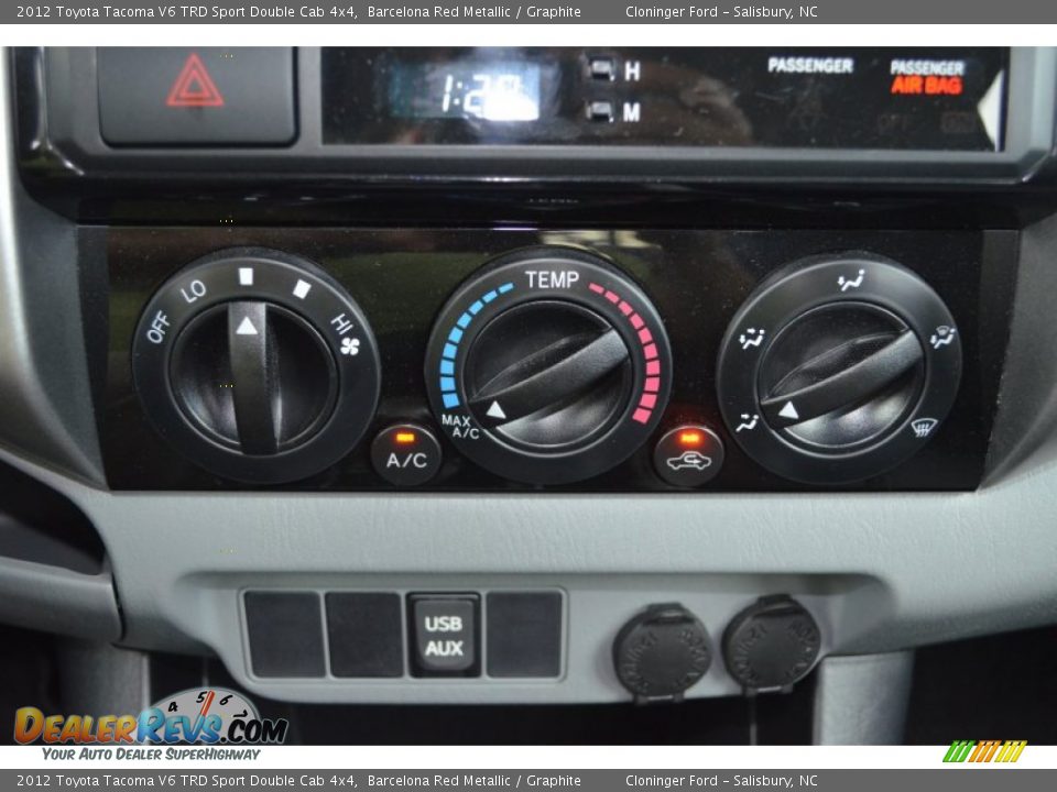 2012 Toyota Tacoma V6 TRD Sport Double Cab 4x4 Barcelona Red Metallic / Graphite Photo #30