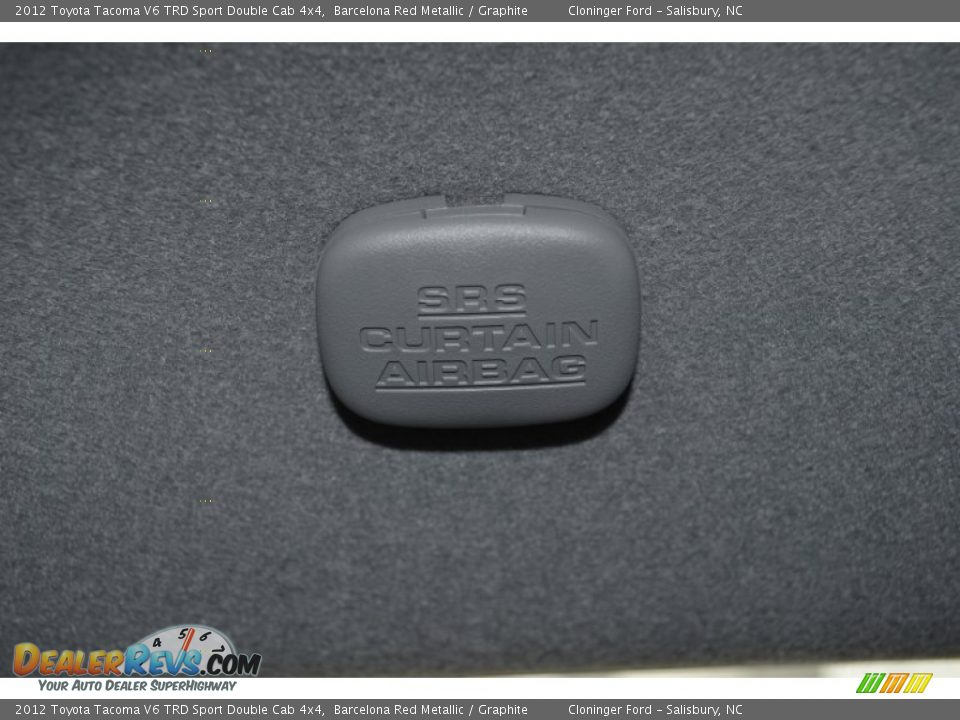 2012 Toyota Tacoma V6 TRD Sport Double Cab 4x4 Barcelona Red Metallic / Graphite Photo #33