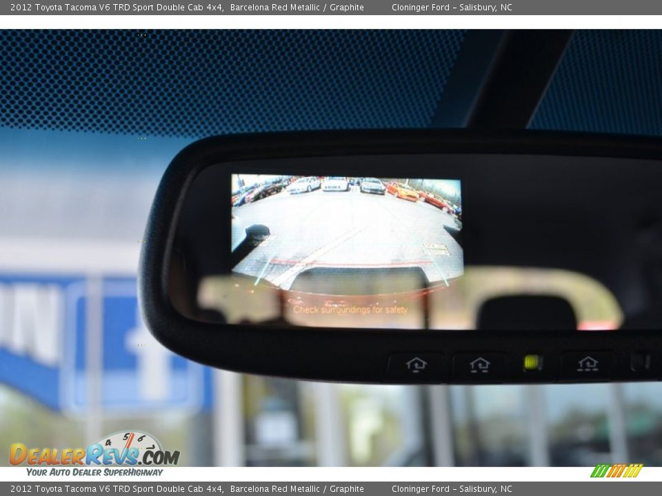2012 Toyota Tacoma V6 TRD Sport Double Cab 4x4 Barcelona Red Metallic / Graphite Photo #34