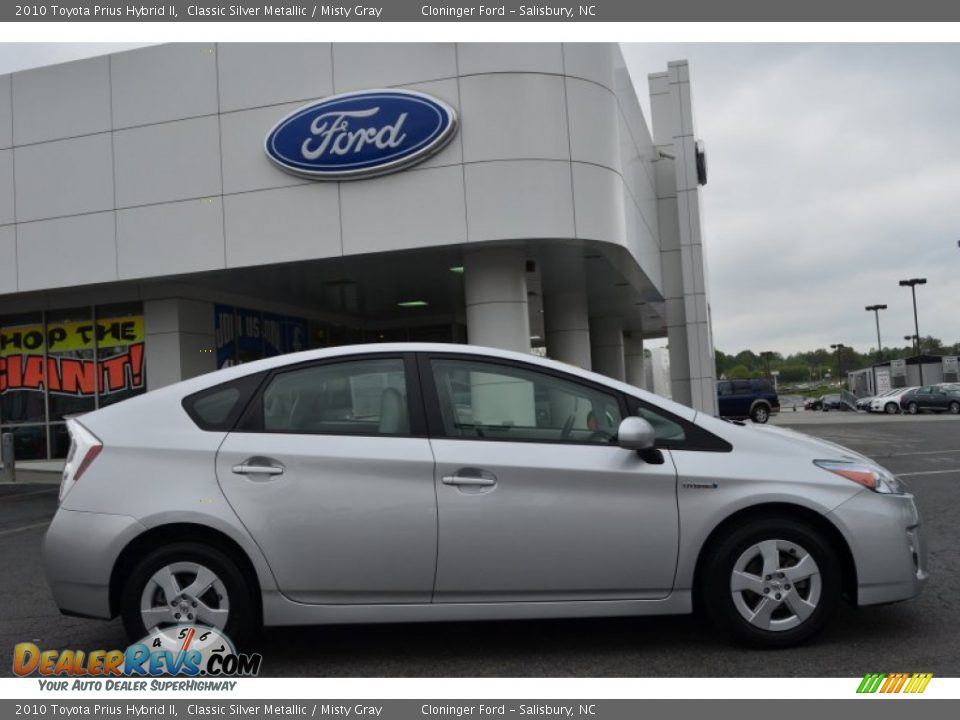 2010 Toyota Prius Hybrid II Classic Silver Metallic / Misty Gray Photo #2