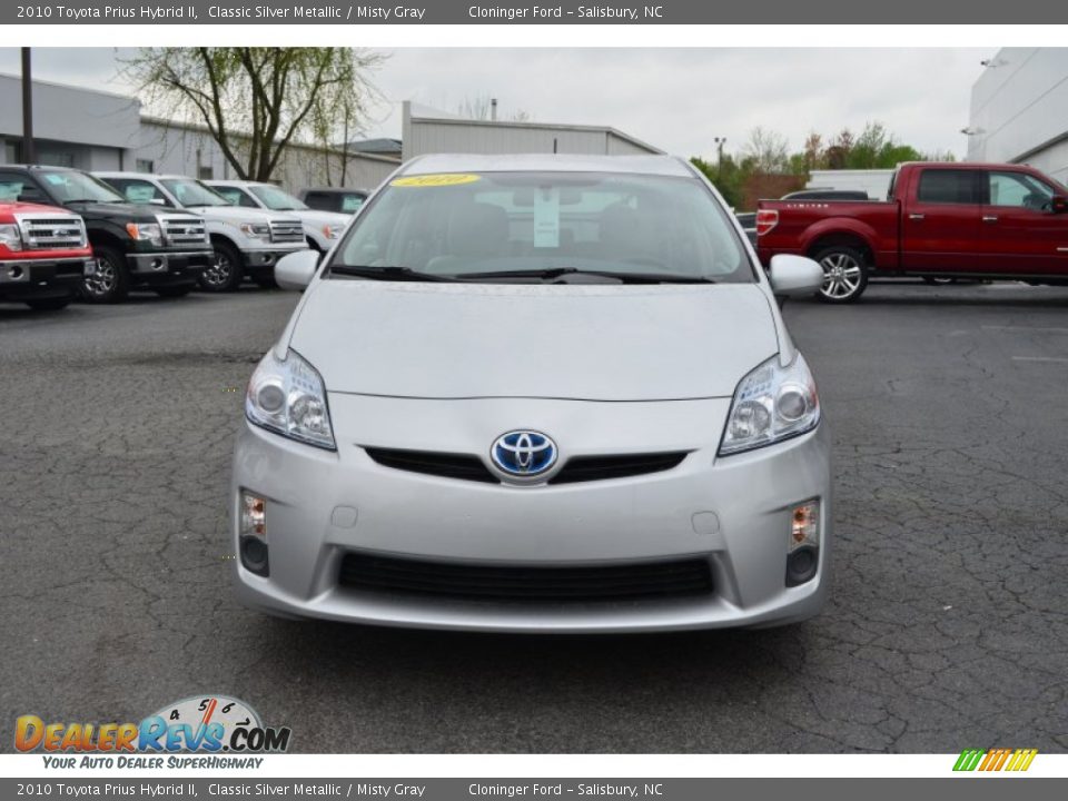 2010 Toyota Prius Hybrid II Classic Silver Metallic / Misty Gray Photo #7