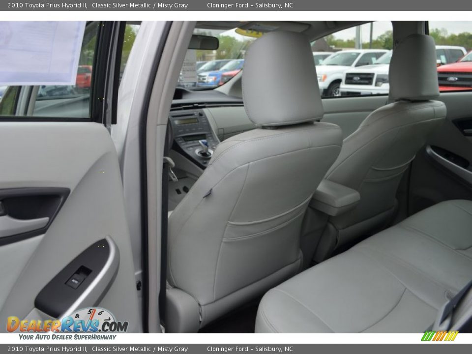 2010 Toyota Prius Hybrid II Classic Silver Metallic / Misty Gray Photo #12