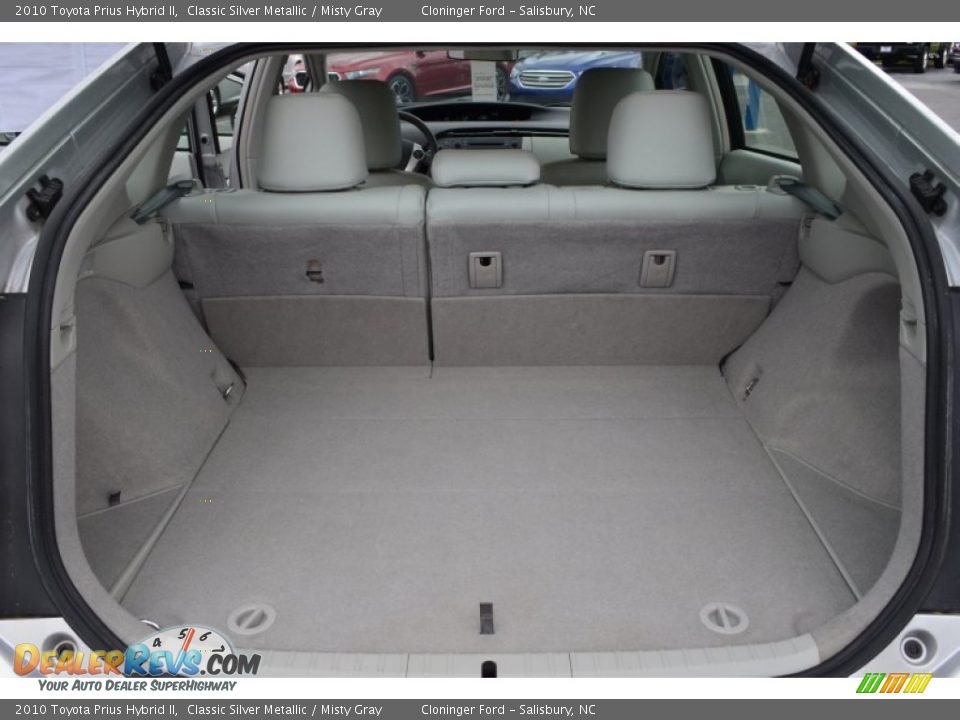 2010 Toyota Prius Hybrid II Classic Silver Metallic / Misty Gray Photo #13