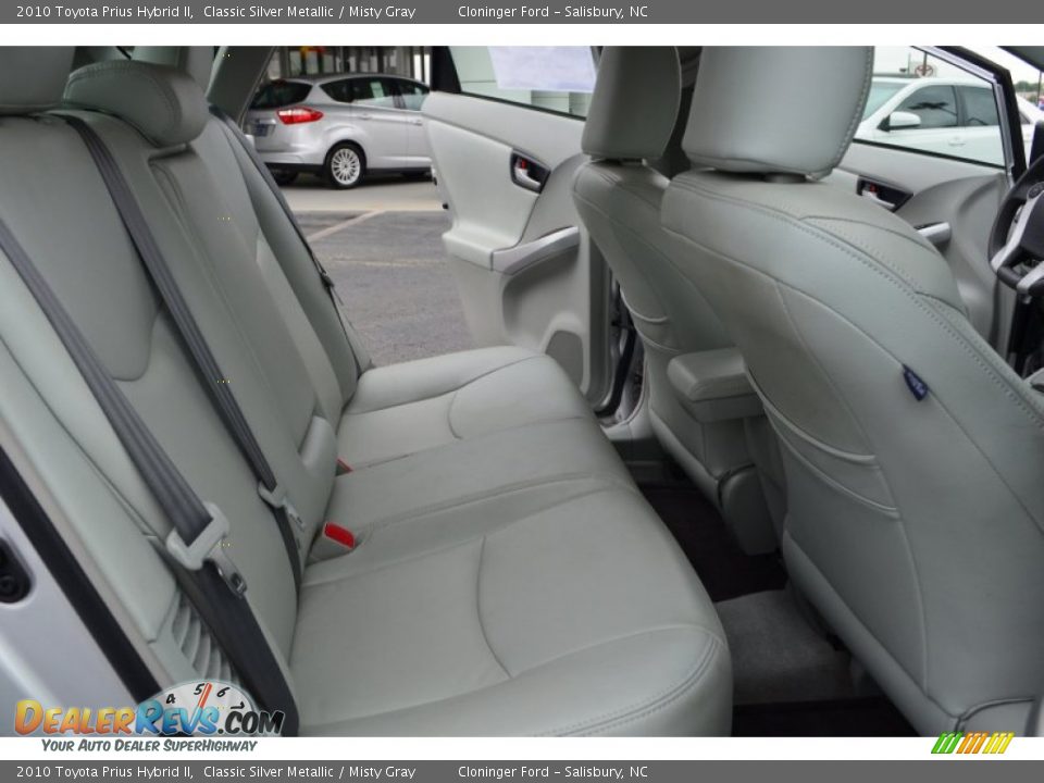 2010 Toyota Prius Hybrid II Classic Silver Metallic / Misty Gray Photo #14