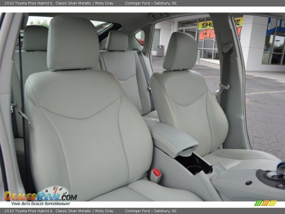 2010 Toyota Prius Hybrid II Classic Silver Metallic / Misty Gray Photo #18