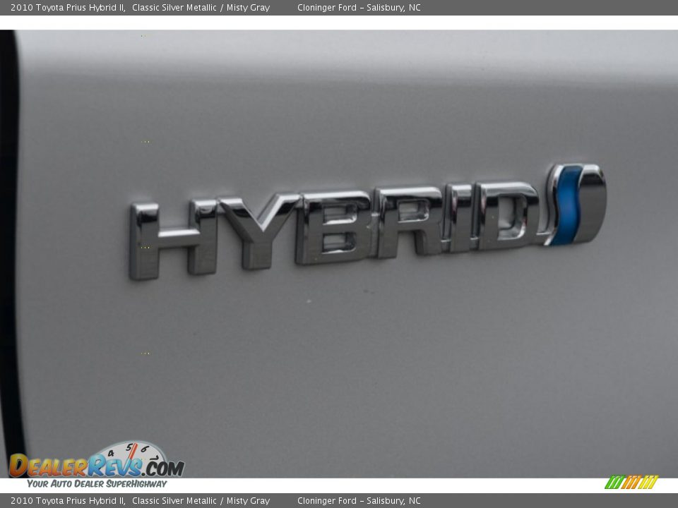 2010 Toyota Prius Hybrid II Classic Silver Metallic / Misty Gray Photo #19