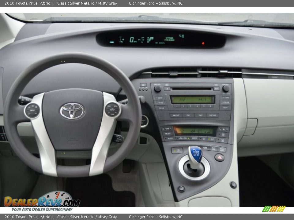 2010 Toyota Prius Hybrid II Classic Silver Metallic / Misty Gray Photo #20