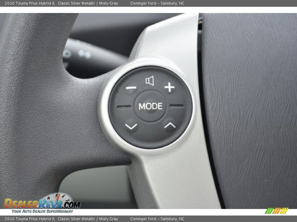 2010 Toyota Prius Hybrid II Classic Silver Metallic / Misty Gray Photo #24