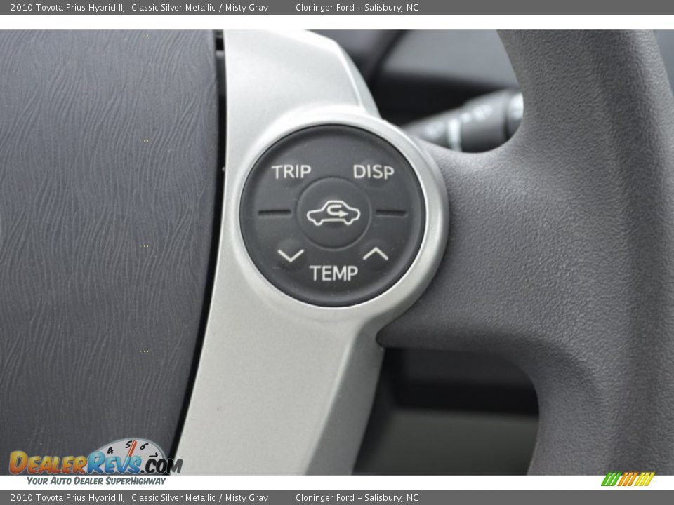 2010 Toyota Prius Hybrid II Classic Silver Metallic / Misty Gray Photo #25