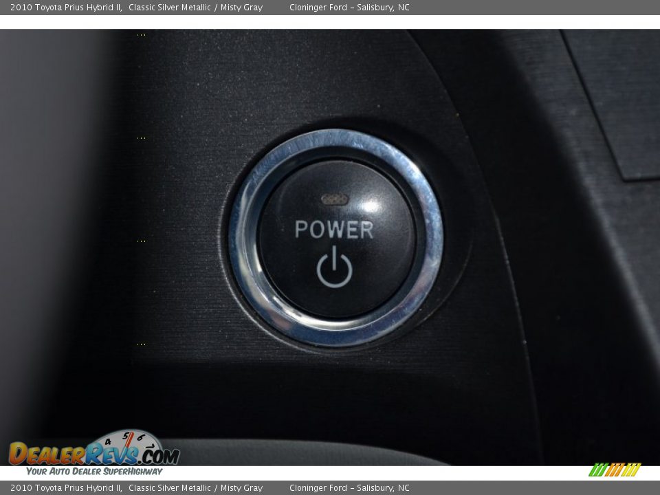 2010 Toyota Prius Hybrid II Classic Silver Metallic / Misty Gray Photo #28