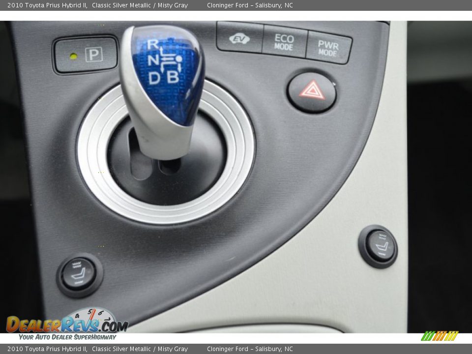2010 Toyota Prius Hybrid II Classic Silver Metallic / Misty Gray Photo #31