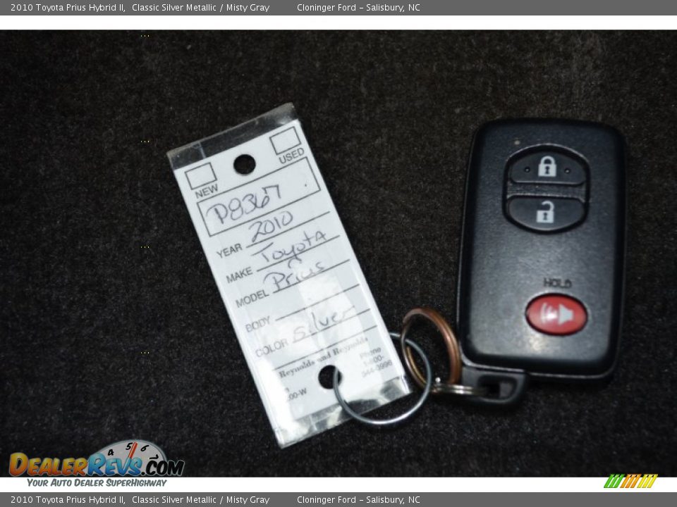 2010 Toyota Prius Hybrid II Classic Silver Metallic / Misty Gray Photo #34
