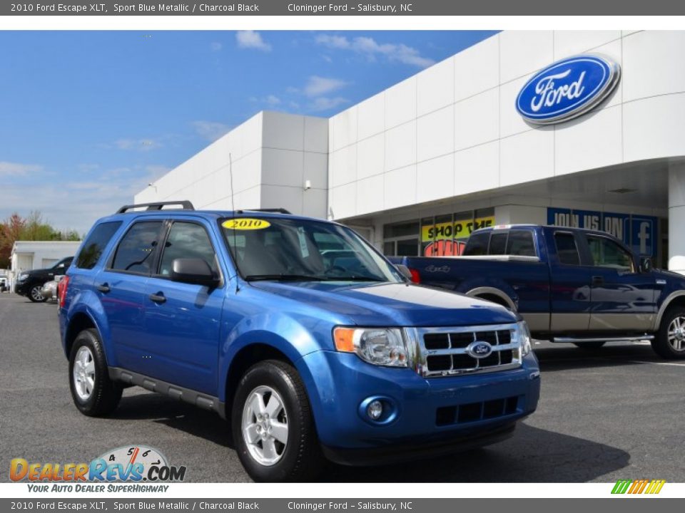 2010 Ford Escape XLT Sport Blue Metallic / Charcoal Black Photo #1