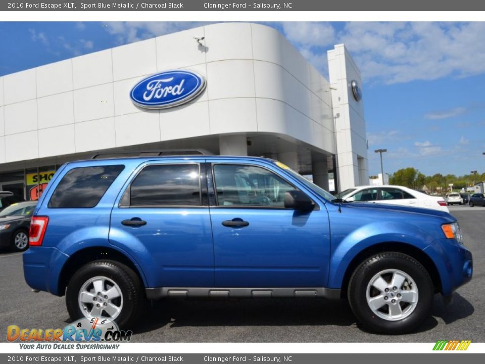 2010 Ford Escape XLT Sport Blue Metallic / Charcoal Black Photo #2